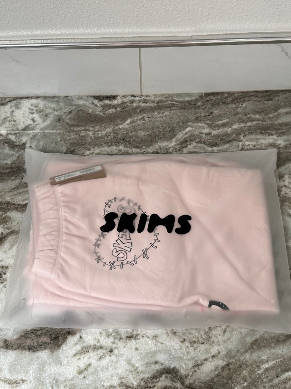 SKIMS Cotton Fleece Classic Straight Leg Pant - SMALL - NIB